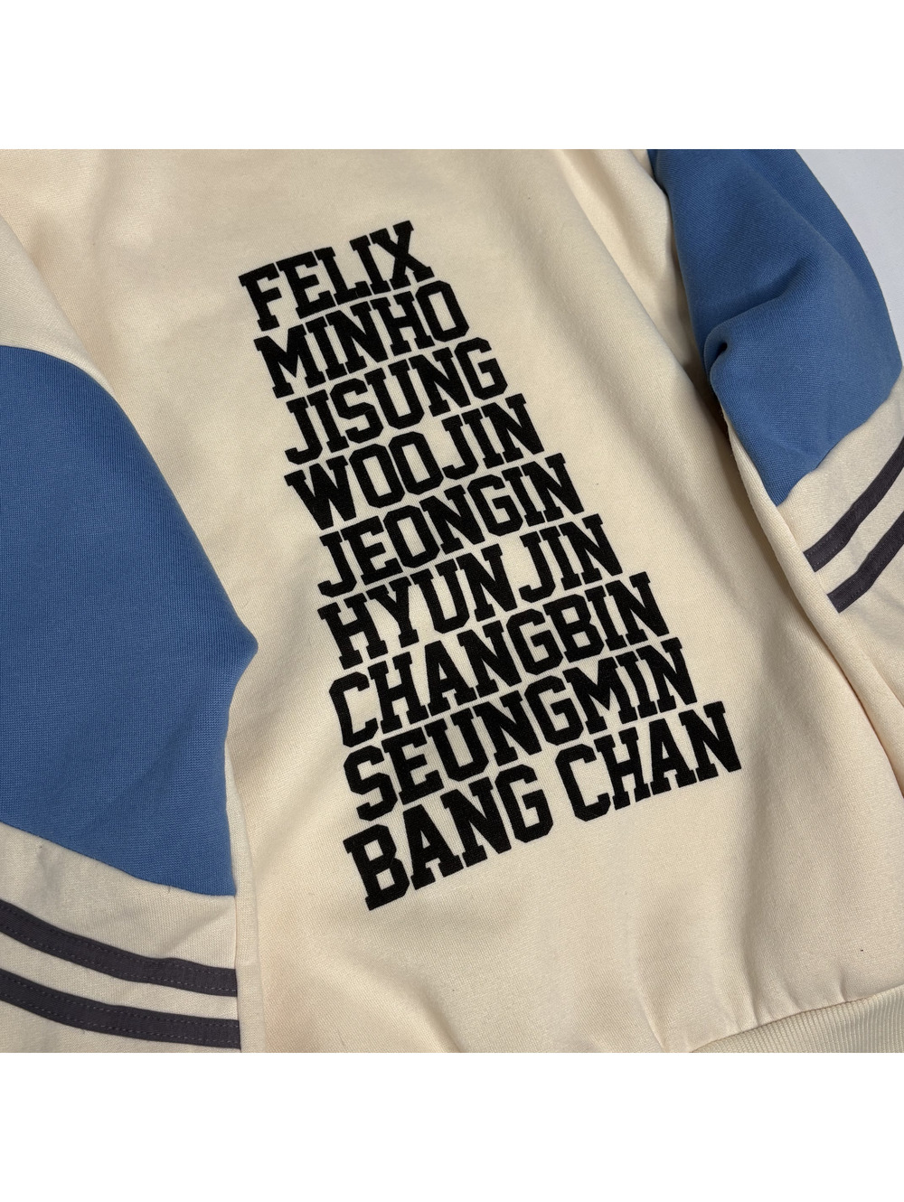 Stray Kids Kpop Fleece Colorblock Varsity Hoodie Jacket M - Picture 5 of 10